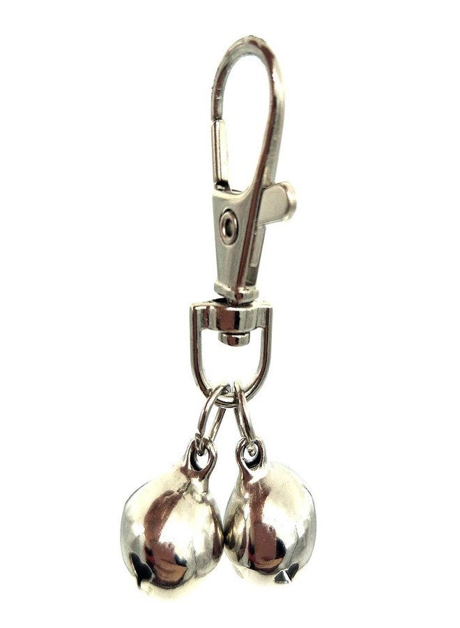 ZaneGear DIY Pet Bells 304 Stainless Steel Dog Bells 4 pcs Gold and Silver Bell Training Charm Pendants Jewelry for Pet Dog Cat Necklace Collar (4 Sets) - Image 2